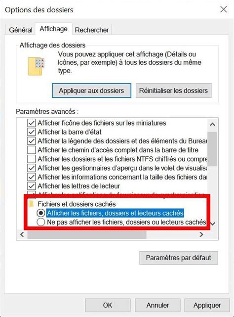 Comment Afficher Les Fichiers Cach S Sur Windows