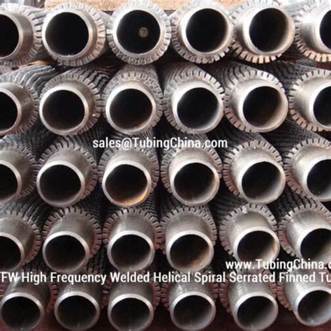 Hfw High Frequency Welded Helical Spiral Serrated Finned Tubes Guanyu