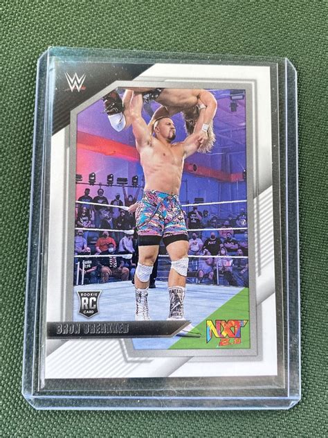 Panini Wwe Rookies Nxt Bron Breakker Ebay