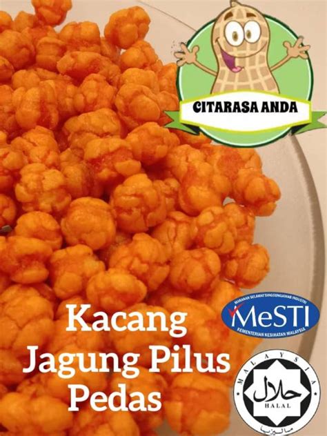 KACANG JAGUNG PILUS PEDAS C I KACANG KEREPEK 300g Lazada