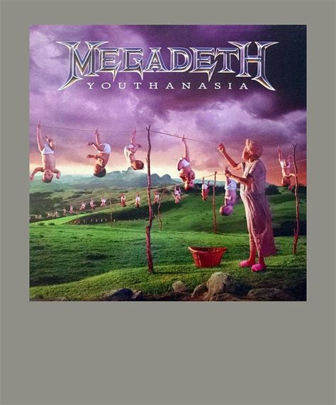 Megadeth Youthanasia 1 Album Cover Digital Art by Mia Bennett - Pixels