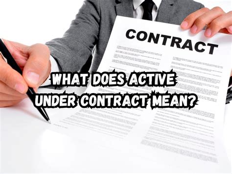 What Does Active Under Contract Mean Simple Real Estate Guide What Does