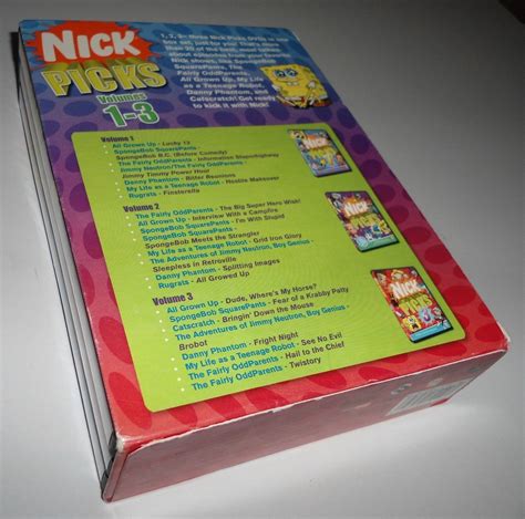 Nickelodeon Nick Picks Collection Volume 1-3 (3 DVD Box Set) Boxed Vol ...