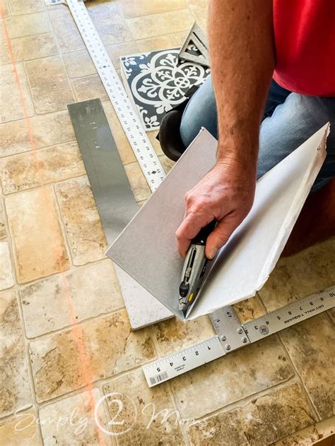 Handy How To Guide For Installing Peel And Stick Tile Over Linoleum