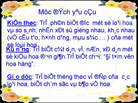 M I Tr­êng Xung Quanh Gi¸o ¸n §Ò Tµi Mét Sè Lo¹i Hoa Ppt Download