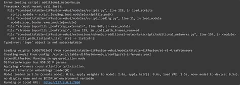 Error Loading Script Additional Networks Py · Issue 80 · Kohya Ss Sd