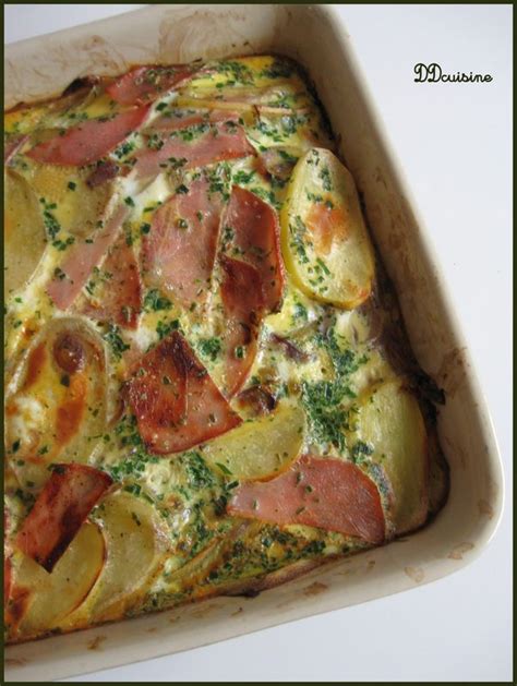 Potato Frittata Frittata Aux Pommes De Terre L Oignon Et Au Bacon