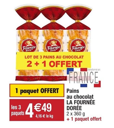 Promo Pains Au Chocolat La Fourn E Dor E Chez Migros