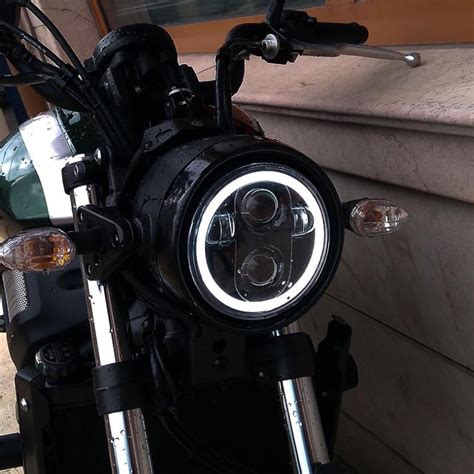 For Indian Scout Inch Led Drl Headlight Replacement