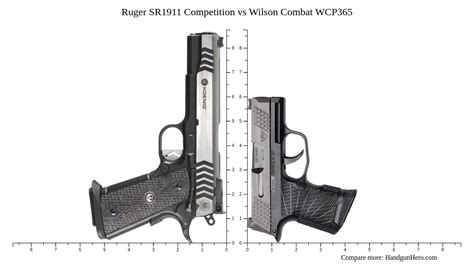 Ruger Sr Competition Vs Wilson Combat Wcp Size Comparison