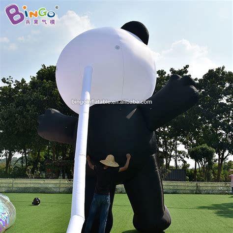5meter Tall Inflatable Panda Toy Unique Cartoon Animal Event Decoration ...