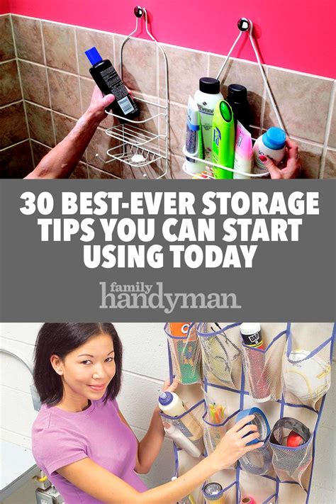 30 Best-Ever Storage Tips | Storage, Garage organization diy, Secret ...