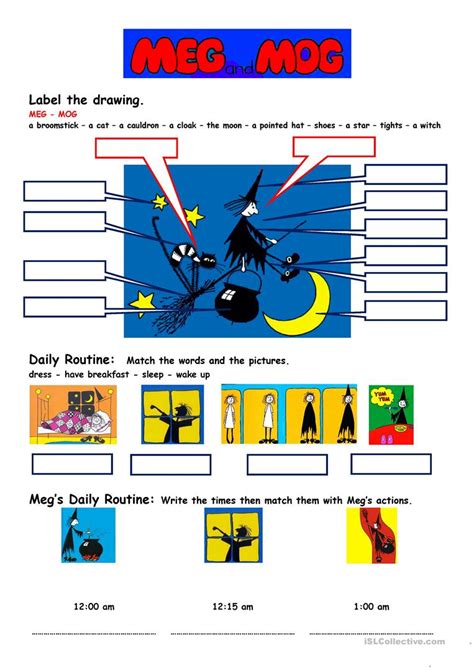 Meg And Mog Halloween Worksheet – AlphabetWorksheetsFree.com