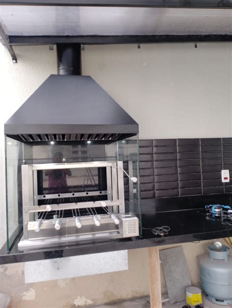 Churrasqueira De Inox E Vidro - Churrasqueira de Vidro e Inox - Realfa Tubos e Artefatos de Concreto