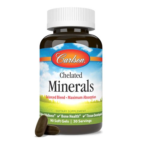 Chelated Minerals for Maximum Absorption