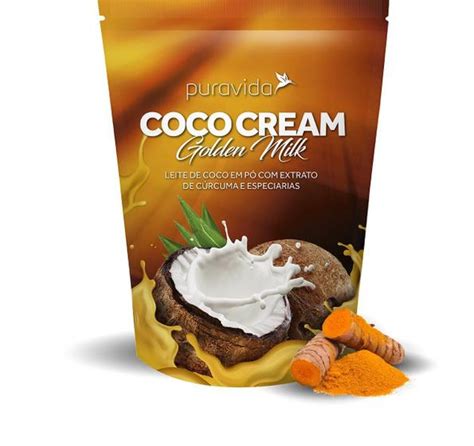 Coco Cream Golden Milk Leite de Coco em Pó Especiarias 250g