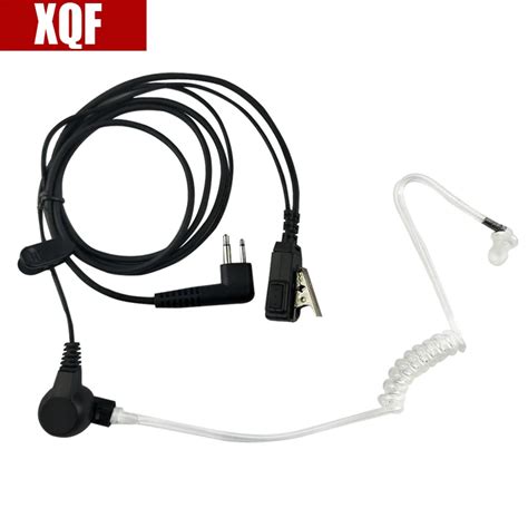 Xqf Pin Vox Ptt Acoustic Tube Headset Earpiece For Motorola Cp Series