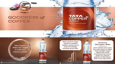 Transparent PET Tata Copper Plus Water 1 Ltr 20 Packaging Type