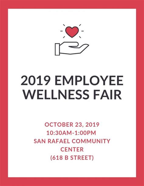 2019 Employee Wellness Fair San Rafael Employees