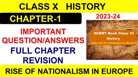 Full Chapter Revision Chapter Class The Rise Of