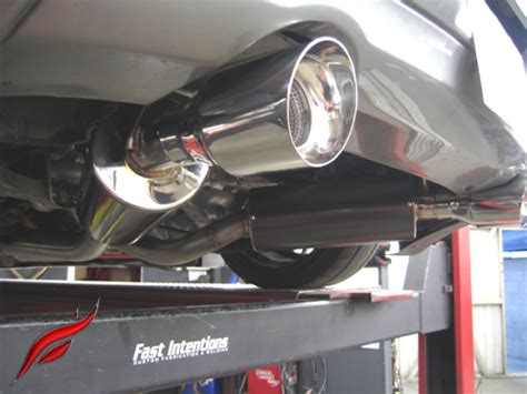 Fast Intentions G35 Coupe Carbon Fiber Cat Back Exhaust Z1 Motorsports