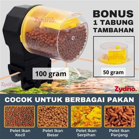 Jual Alat Pemberi Pakan Ikan Automatic Fish Feeder Timer Feeding