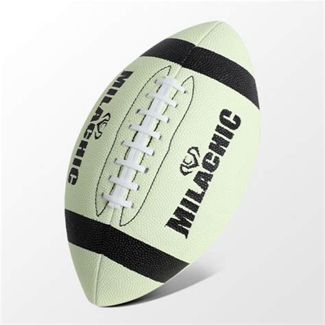 Reflective Leather Material Glowing Rugby Rubber Rugby Team Sport Ebay