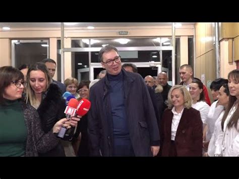 Predsednik Vučić u obilasku Službe za radiološku dijagnostiku Doma