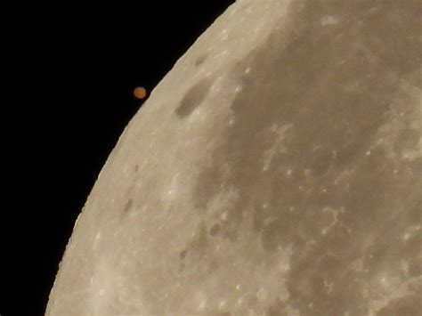 Mars And Moon Occultation Ingress The Lunar Occultation Of Flickr