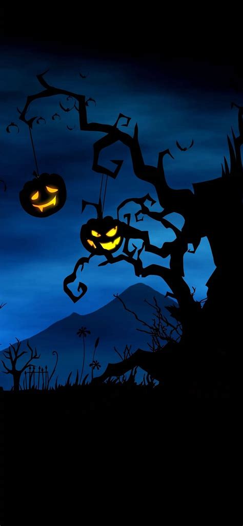 Download Haunted Forest Halloween Phone Wallpaper | Wallpapers.com