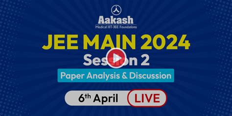 Jee Main 2024 April 6 Question Paper Solutions Pdf Live Shift 1 And Shift 2 Download Answer