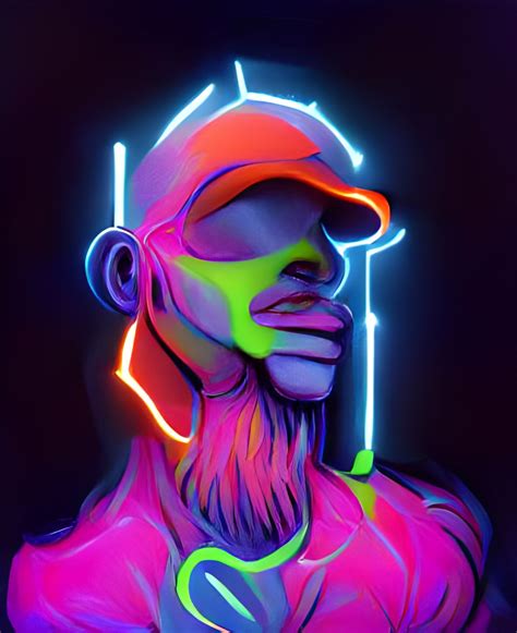 Neon Man Ai Generated Artwork Nightcafe Creator