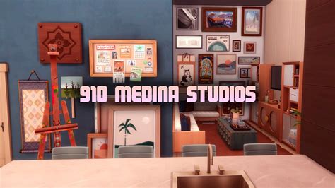 SIMS 4 BUILD 910 MEDINA STUDIOS RENOVATION STOP MOTION NO CC