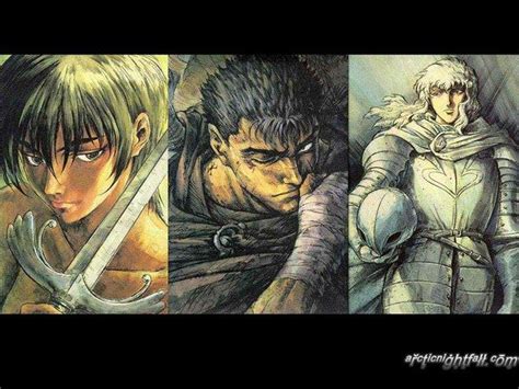 Casca Guts Griffith Berserk Berserk Anime Graphic Design Poster