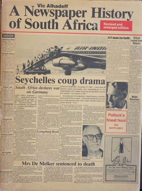 Other Non Fiction A Newspaper History Of South Africa By Vic Alhadeff