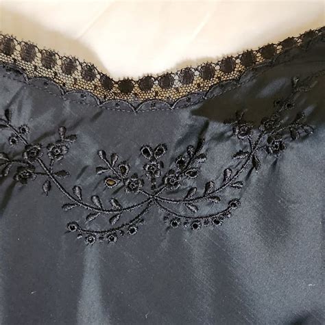 Barbizon Vintage 1950s Black Slip Etsy