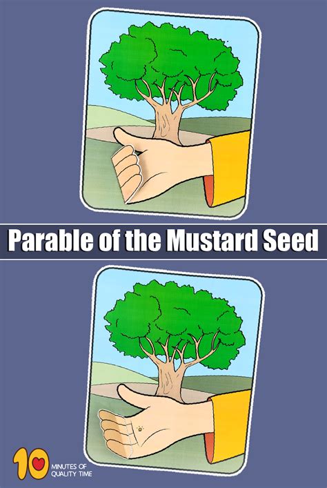 The Parable Of The Mustard Seed Craft 10 Minutes Of Quality Time