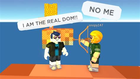 Dressing Up As Dom Trolling Part 2 Roblox Skywars YouTube