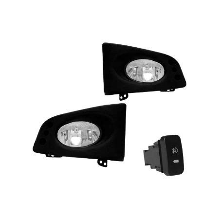 Kit Farol De Milha Honda Fit Moldura Preta Suits Sts Hd