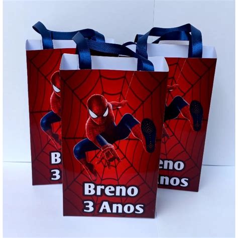 Sacolinha Surpresa Personalizada Homem Aranha Shopee Brasil