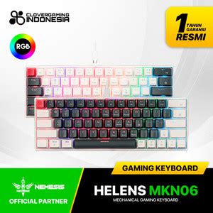 Jual NYK Nemesis HELENS MKN 06 RGB Gaming Keyboard Mechanical Removable