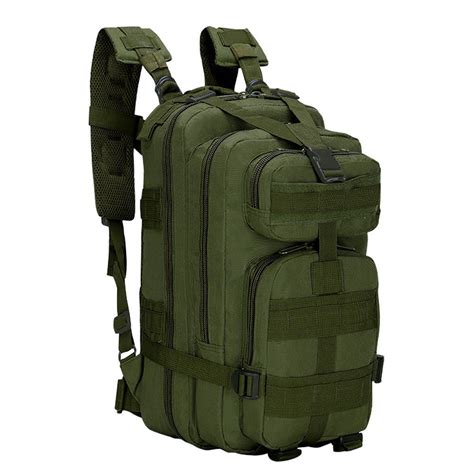 Mochila Tática Assault Militar Molle Trilha 30 Litros Verde Submarino