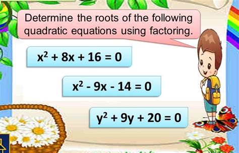 Solved Determine The Roots Of The Following Quadratic Equations Using