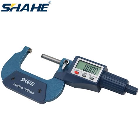 Shahe Mm Digital Outside Micrometer Mm Grandado