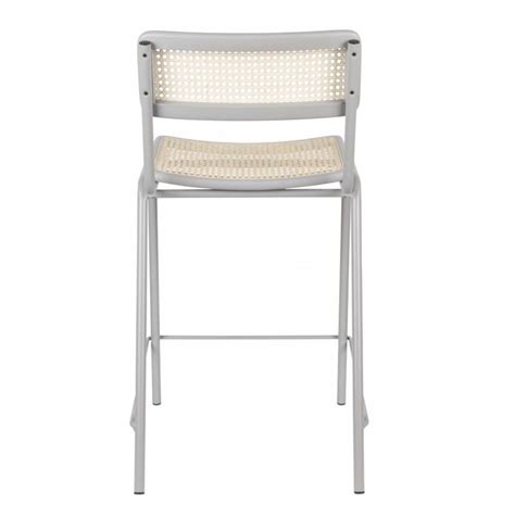 Lot De Tabourets De Bar Gris Jort Zuiver Assise De Comptoir En