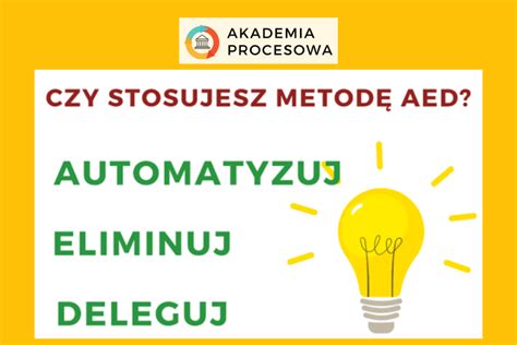 Dlaczego warto stosować metodę AED Akademia Procesowa