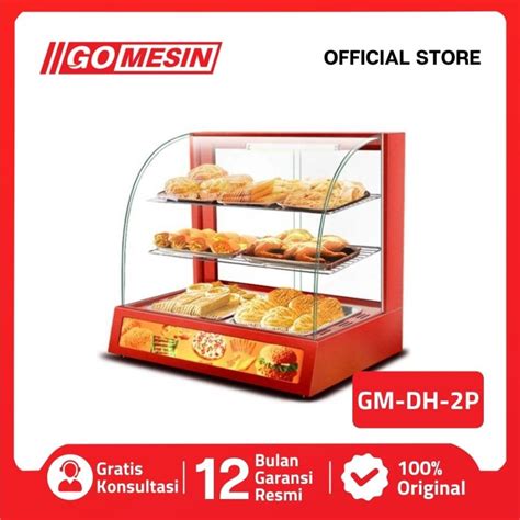 Etalase Penghangat Makanan Terbaik Dan Murah Showcase Warmer Gm Dh 2p