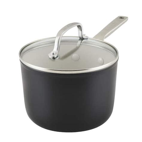 Kitchenaid Hard Anodized Ceramic 3 Qt Aluminum Nonstick Cookware Sauce