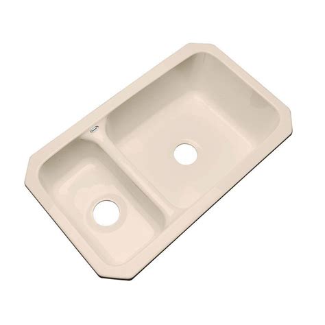 Thermocast Wyndham Undermount Acrylic 33 In Double Bowl Kitchen Sink