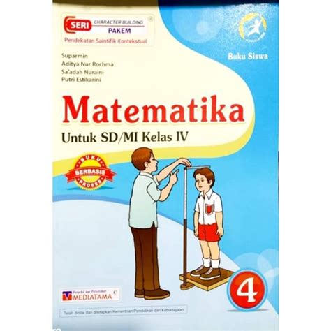 Jual Buku Siswa Matematika Untuk SD MI Kelas 4 5 Dan 6 Shopee Indonesia